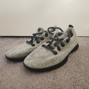 Allbirds The Wool Runners Shoes Merino Gray Low Lace Up Women's Size 9